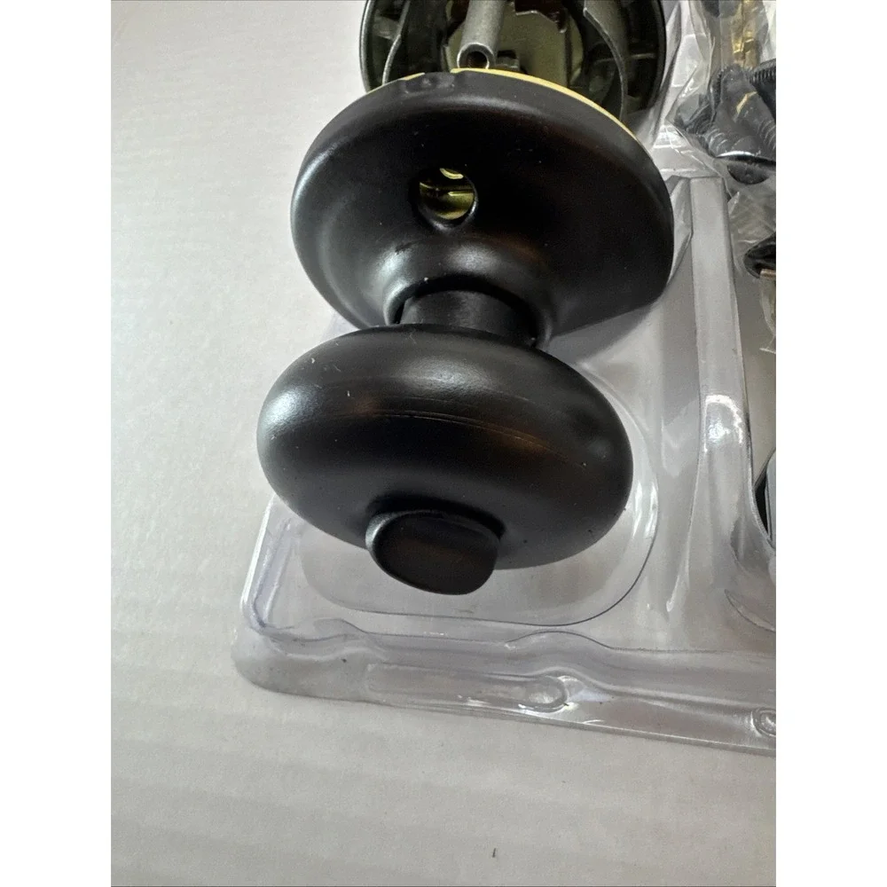 Kwikset Venetian Bronze Single Cylinder Entry Knob & Deadbolt Combo 99910-035